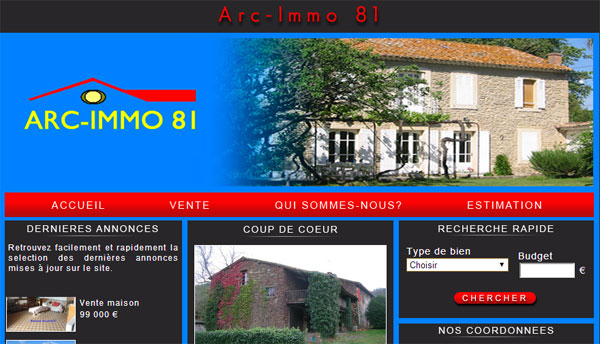 creation-site-agence-immobiliere-albi-arcimmo81